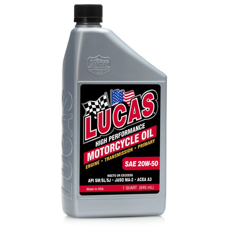 Lucas OIL Synthetic SAE 20W-50 Motorcycle Oil 10732