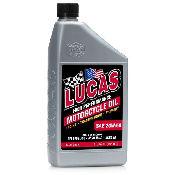 Lucas OIL Synthetic SAE 5W-20 Motorcycle Oil 10737
