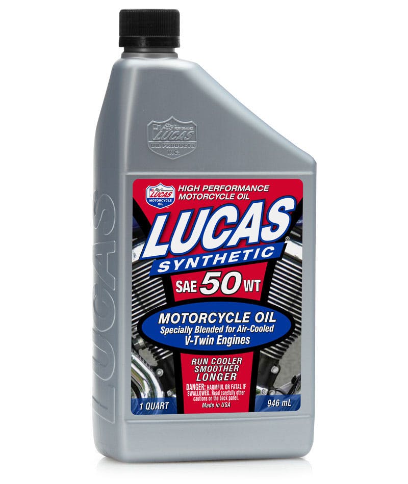 Lucas OIL Synthetic SAE 50 wt. Motorcycle Oil 10770