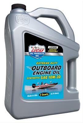 Lucas OIL Outboard Engine Oil Synthetic 10W-30 10812