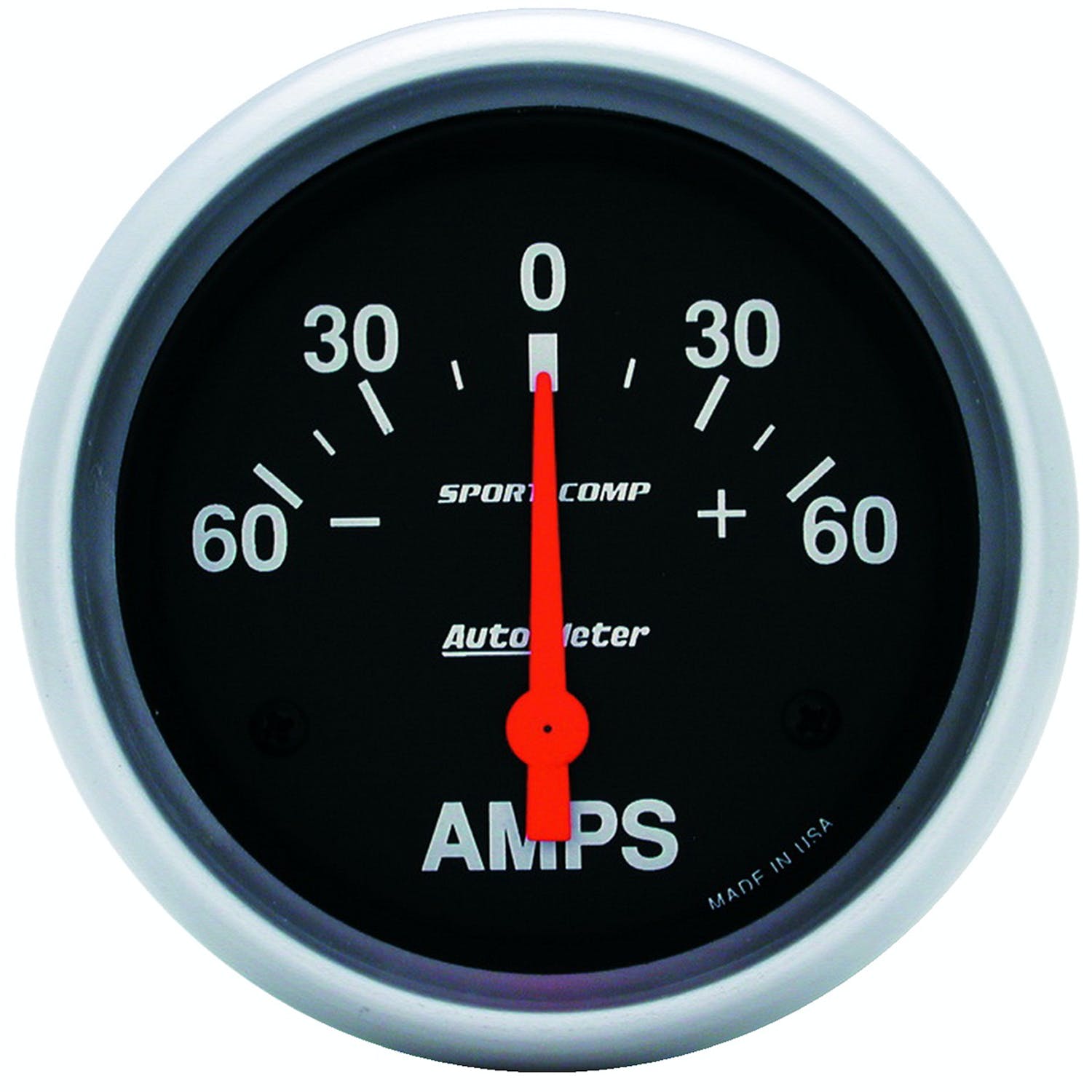 AutoMeter Products 3586 Gauge; Ammeter; 2 5/8in.; 60A; Electric; Sport-Comp