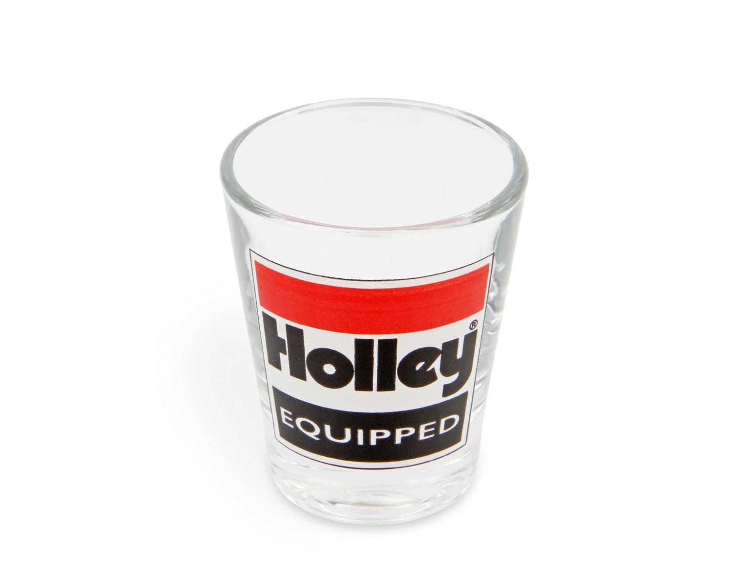 Holley 36-487 2 OZ SHOT GLASS W/HOLLEY EQUIPPED LOGO