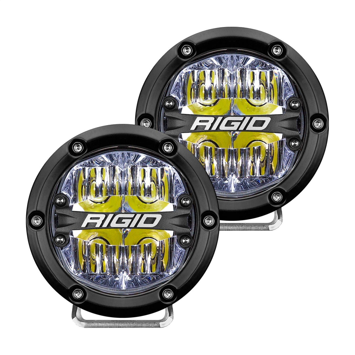 RIGID Industries 36117 360-Series 4in LED  Off-Road  Drive Beam White Backlight Pair
