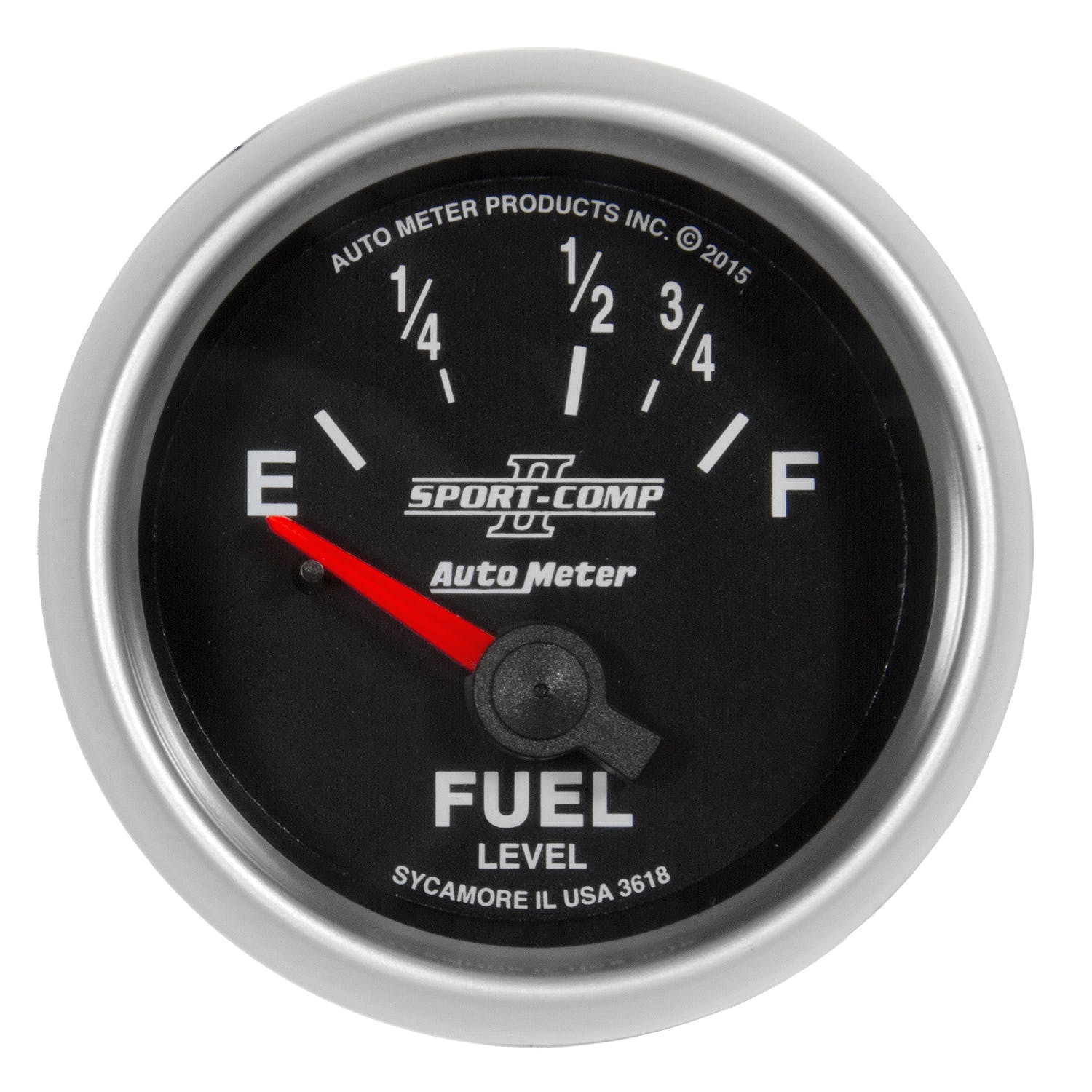 AutoMeter Products 3618 Fuel Level Gauge 2 1/16, 16E - 158F Electric Sport Comp II
