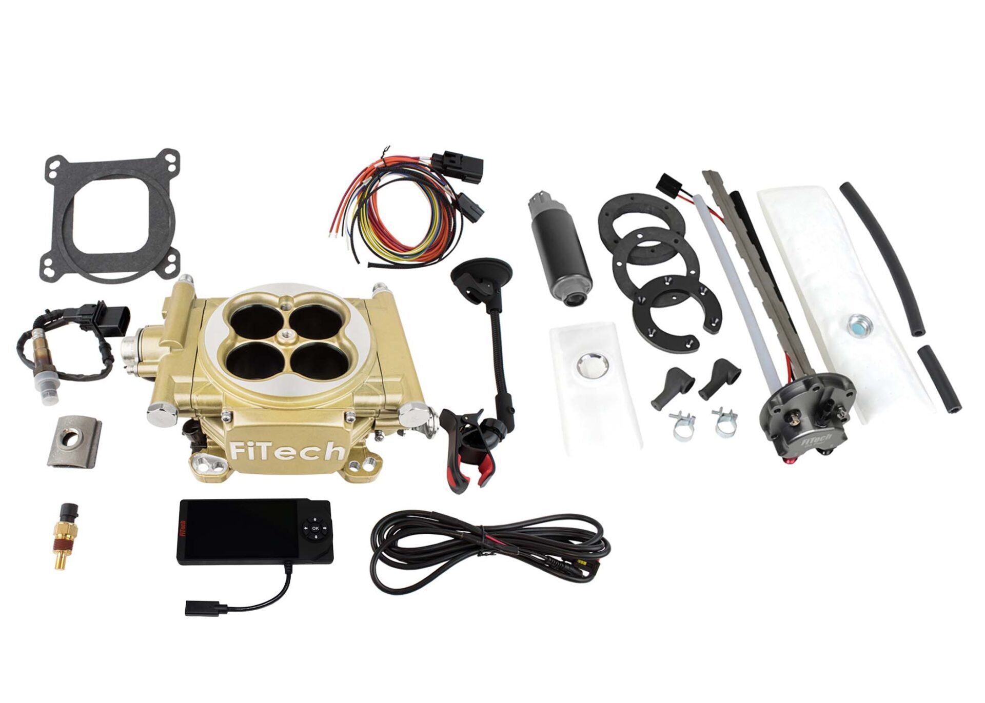 FiTech 36205 Easy Street EFI 600HP Classic Gold EFI, With In Tank Retrofit Kit-P/N 50015