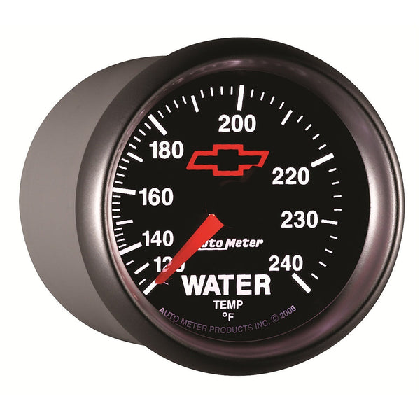 AutoMeter Products 3632-00406 2-1/16 Water Temp 120 240 F Mech, GM Red Bowtie