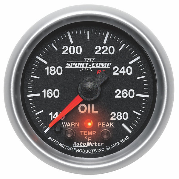 AutoMeter Products 3640 2-1/16in Oil TEMP, 140- 280F, FSE