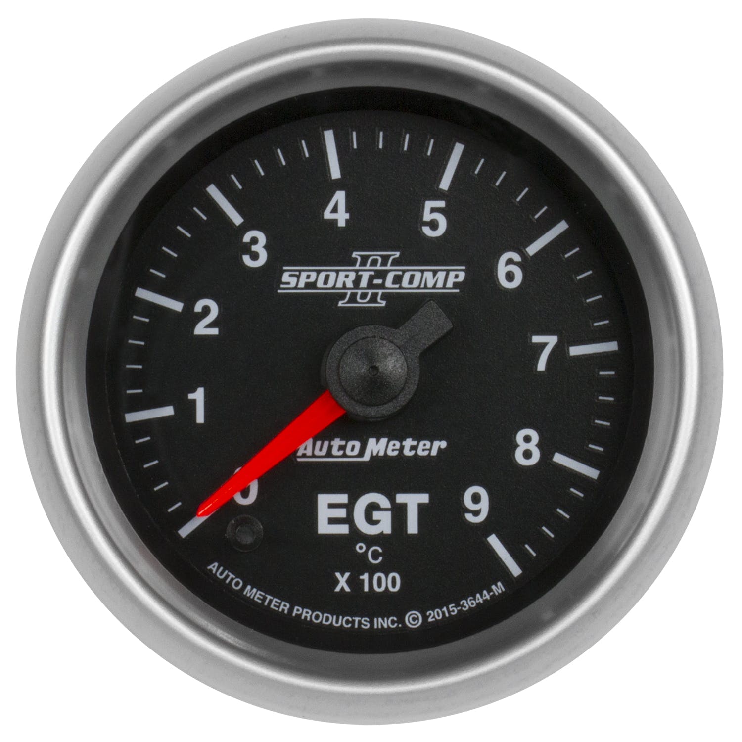 AutoMeter Products 3644-M Pyrometer Gauge (EGT), 2 1/16 900, Digital Stepper Motor, Sport Comp II