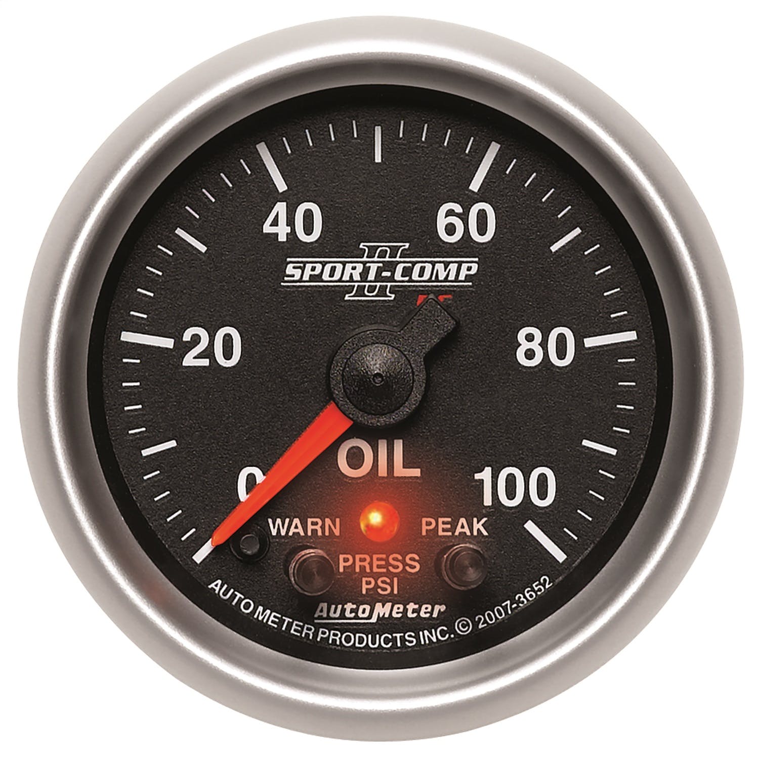 AutoMeter Products 3652 2-1/16in Oil Pressure, 0-100 PSI, FSE
