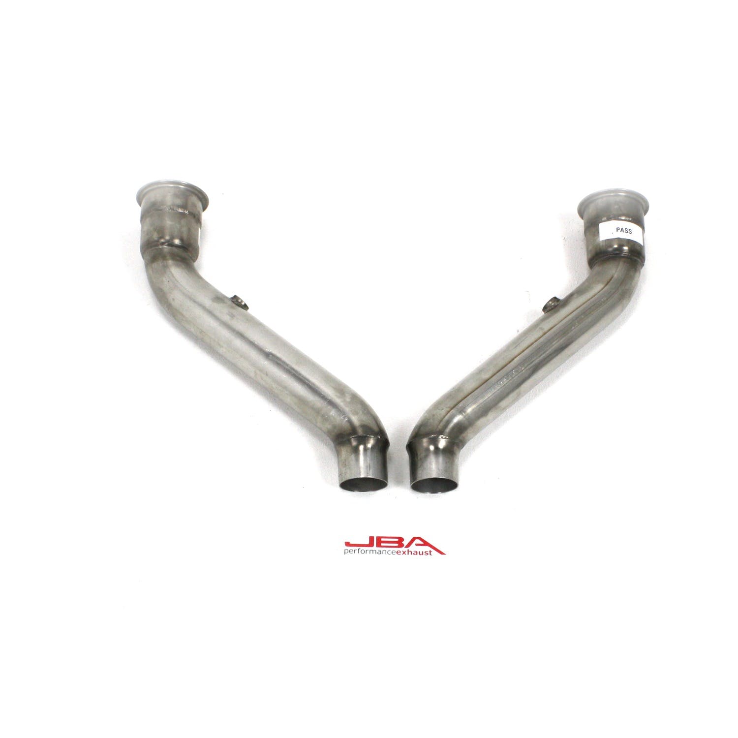 JBA Performance Exhaust 36689SD Mid-Pipe, 15 Mustang 5.0L w/o cats 304SS