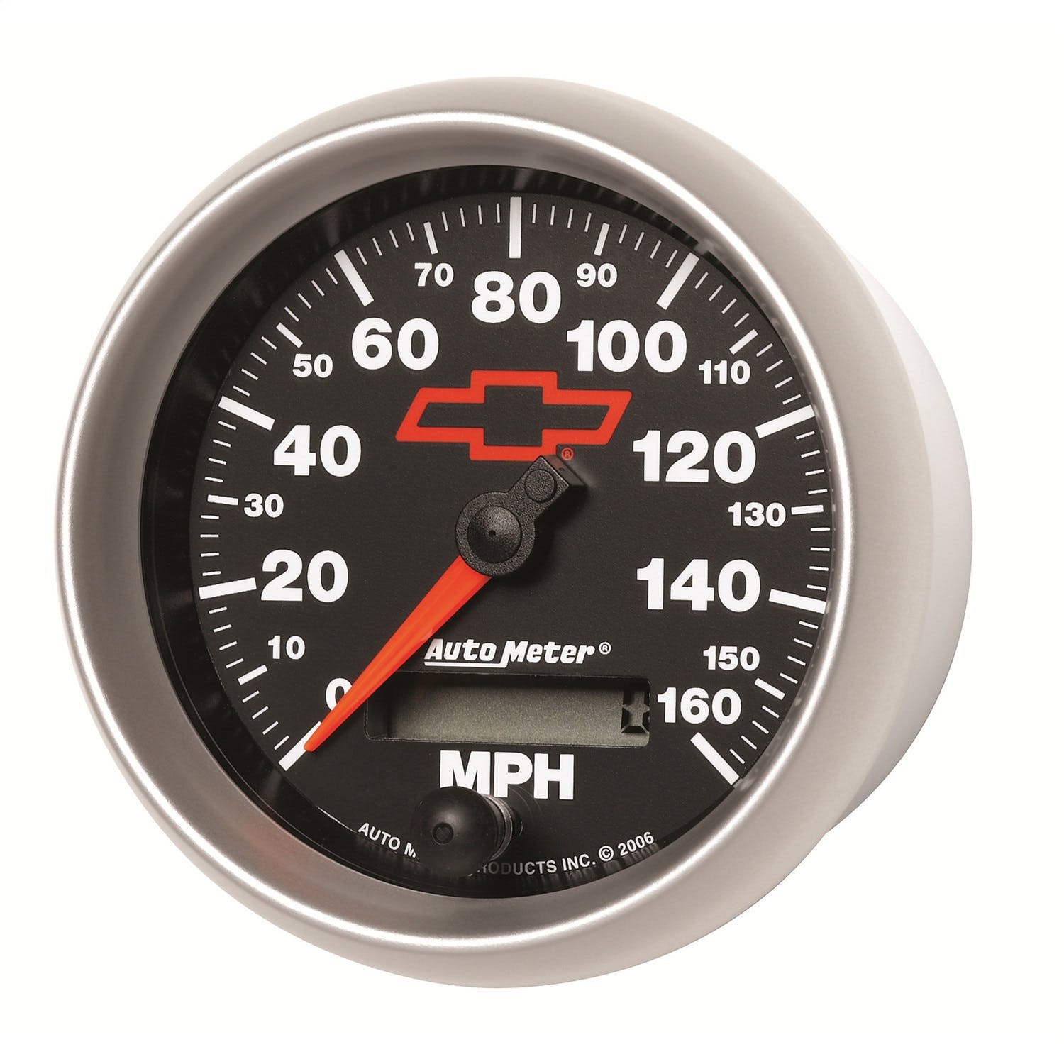 AutoMeter Products 3688-00406 3-3/8 Speedo 160 Mph Programmable, GM Red Bowtie