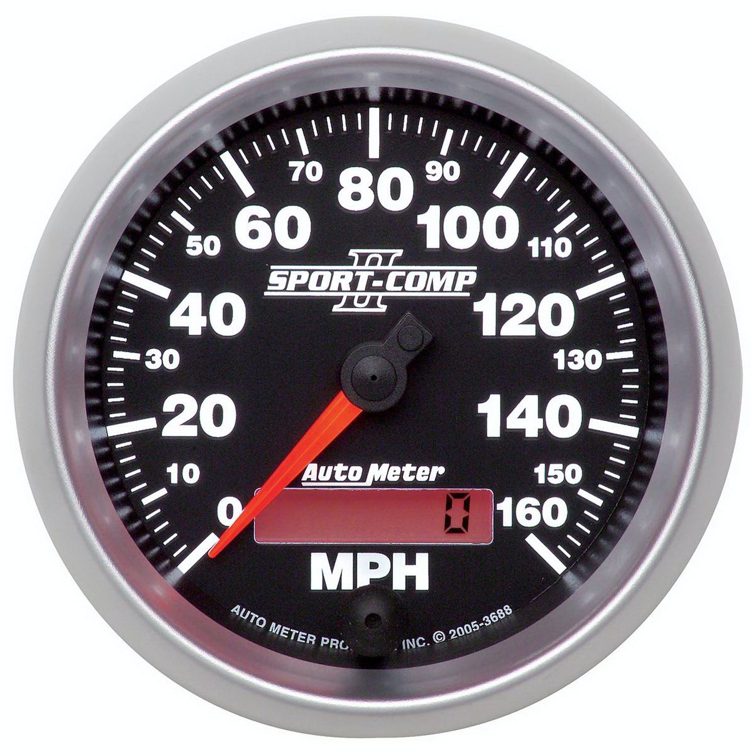 AutoMeter Products 3688 Speedo Programmable 0-160 MPH