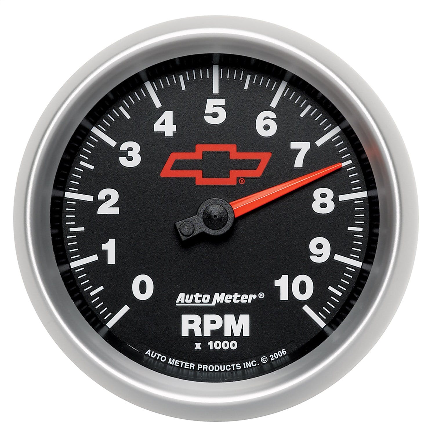 AutoMeter Products 3697-00406 GAUGE; TACHOMETER; 3 3/8in.; 10K RPM; IN-DASH; GM BOWTIE BLACK