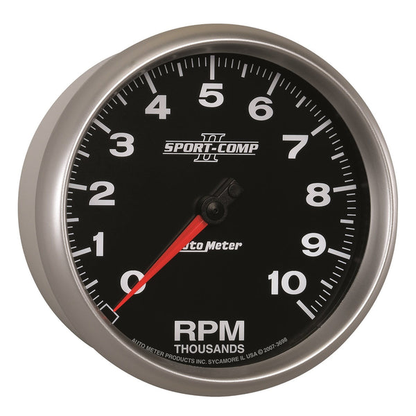 AutoMeter Products 3698 Gauge; Tachometer; 5in.; 10k RPM; In-Dash; Sport-Comp II