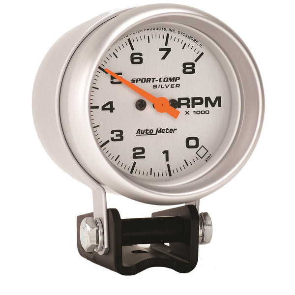 AutoMeter Products 3707 Gauge; Tachometer; 2 5/8in.; 8k RPM; Pedestal; Ultra-Lite