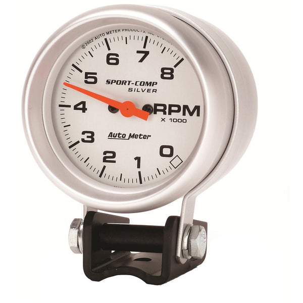 AutoMeter Products 3707 Gauge; Tachometer; 2 5/8in.; 8k RPM; Pedestal; Ultra-Lite