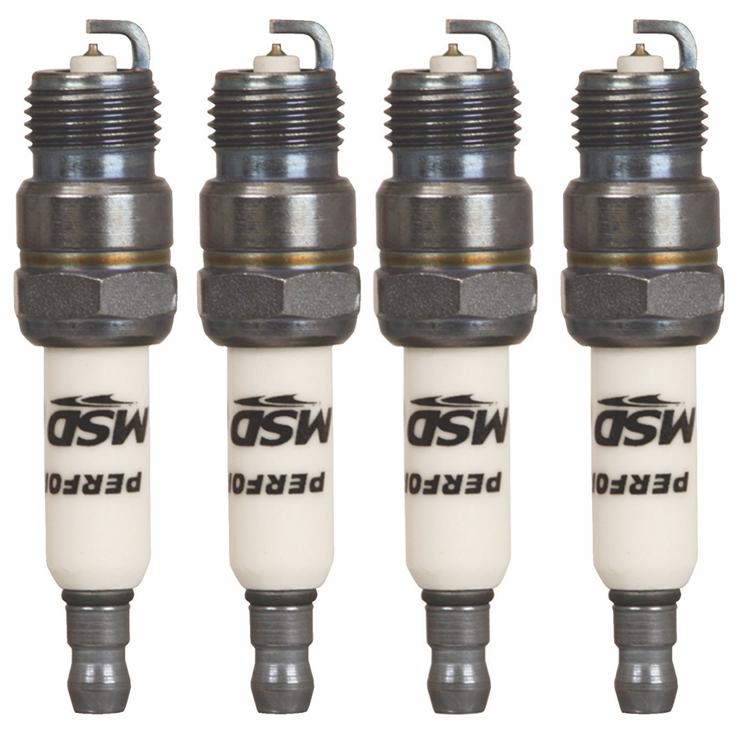 MSD Performance 37414 Spark Plug, 6IR6YS, 4-Pack Short Style