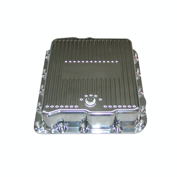 TCI Automotive 378010 GM 700R4/4L60/65E Polished Die Cast Aluminum Pan (Stock Depth)