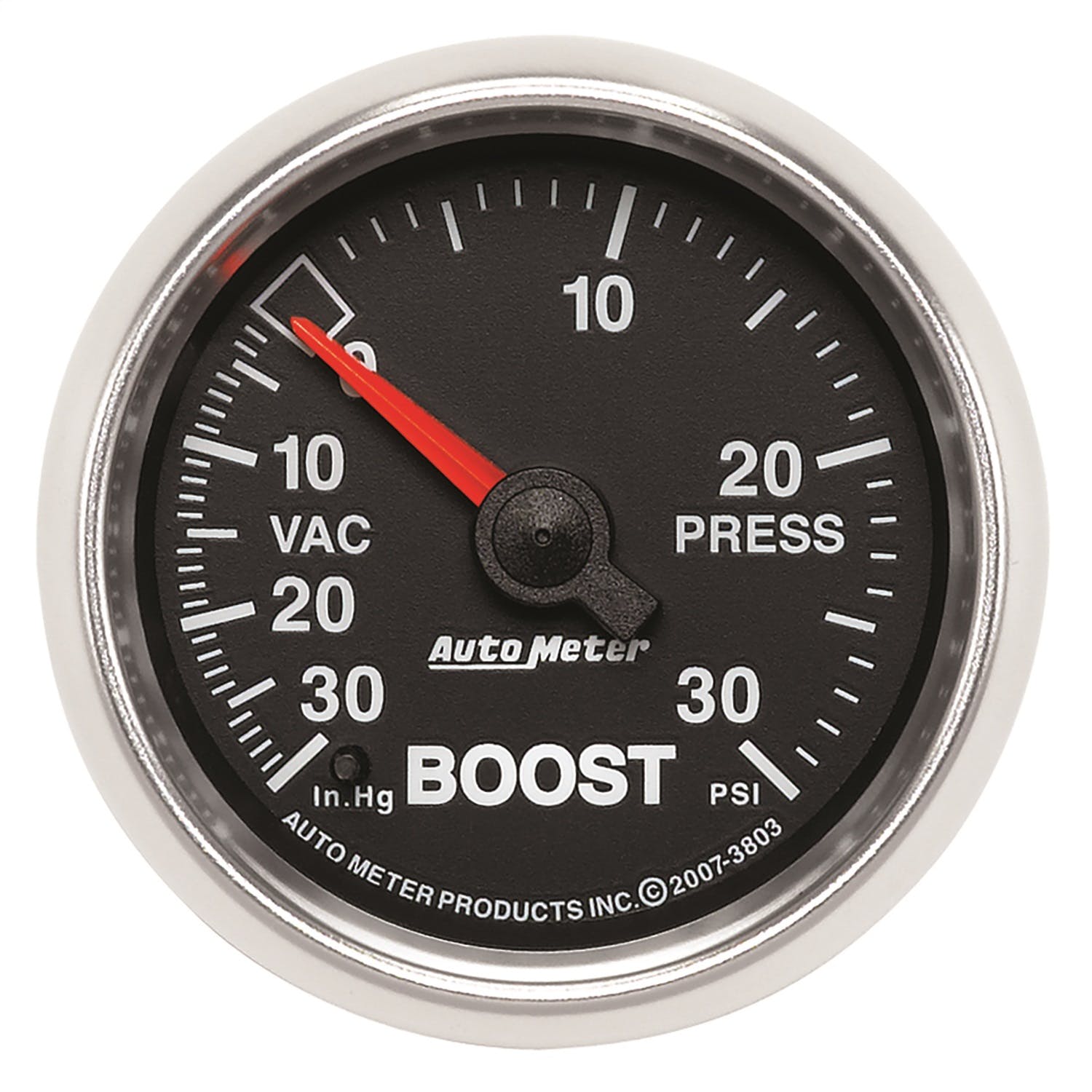 AutoMeter Products 3803 2-1/16in Boost-Vac 30in HG/30 PSI, Mechanical GS