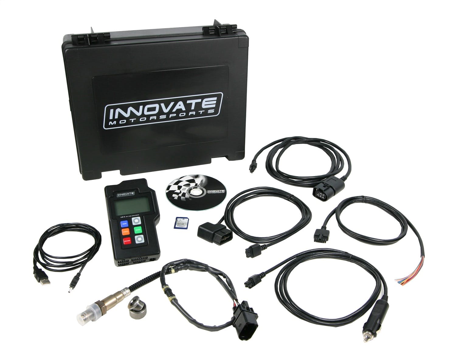 Innovate Motorsports 3806 LM-2 Air/Fuel Ratio Meter, Single O2 Complete Kit w/carrying case