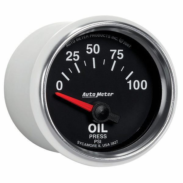 AutoMeter Products 3827 2-1/16in Oil Pressure 0-100 PSI SSE GS
