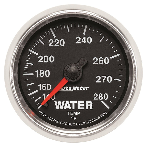 AutoMeter Products 3831 GAUGE; WATER TEMP; 2 1/16in.; 140-280° F; MECHANICAL; GS