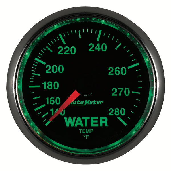 AutoMeter Products 3831 GAUGE; WATER TEMP; 2 1/16in.; 140-280° F; MECHANICAL; GS