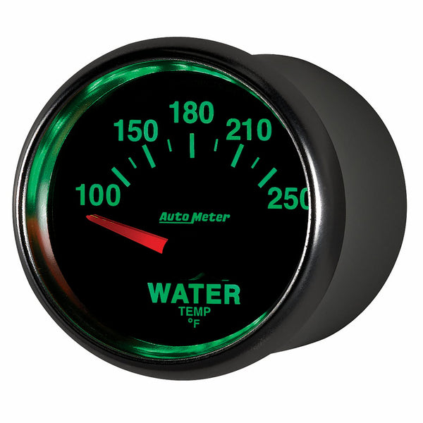 AutoMeter Products 3837 Gauge; Water Temp; 2 1/16in.; 100-250° F; Electric; GS