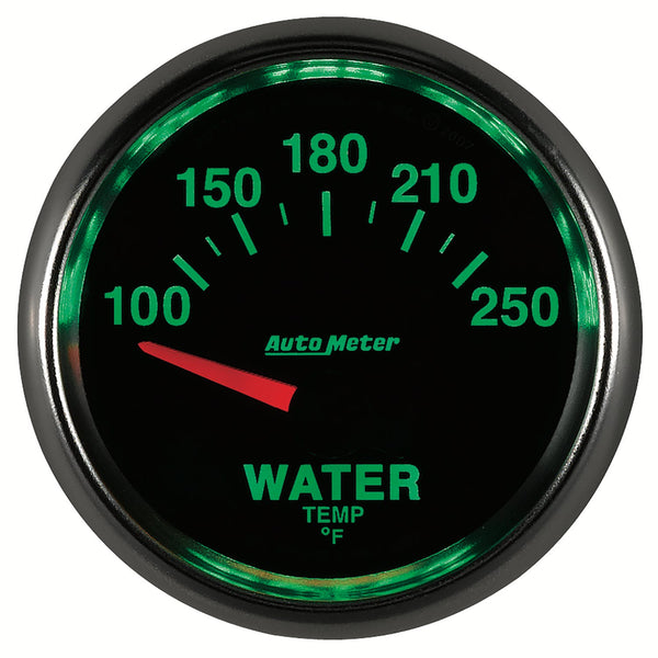 AutoMeter Products 3837 Gauge; Water Temp; 2 1/16in.; 100-250° F; Electric; GS