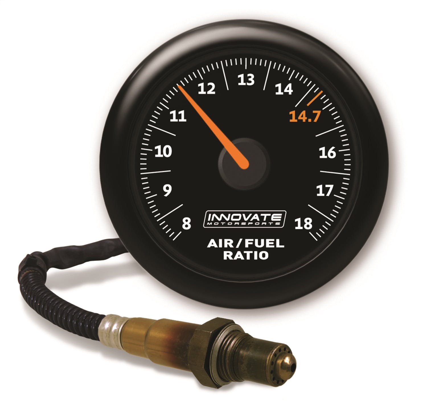 Innovate Motorsports 3855 MTX-AL Analog, Air/Fuel Ratio Gauge Kit Black Dial