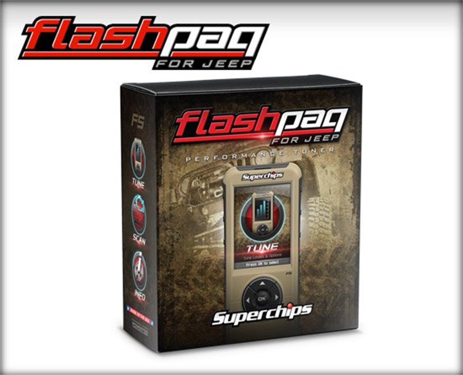Superchips 3874 Flashpaq F5 Jeep Gas