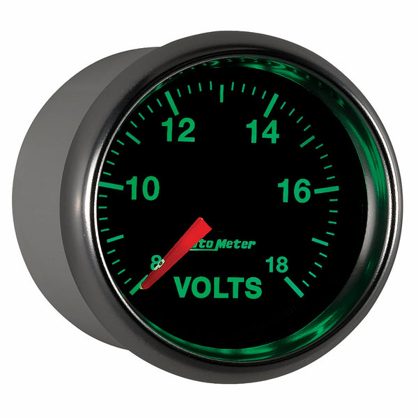 AutoMeter Products 3891 2-1/16in Voltmeter 8-18V FSE GS