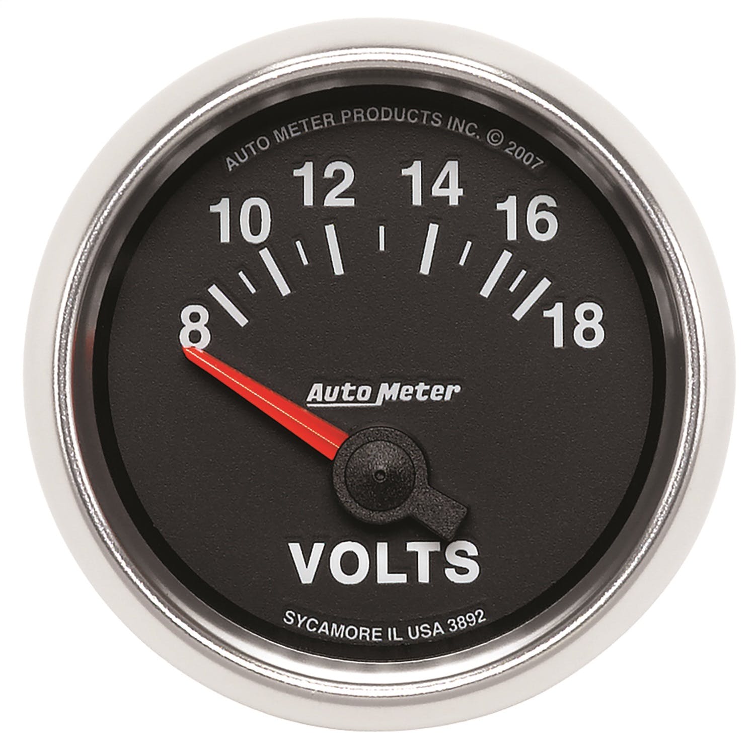AutoMeter Products 3892 2-1/16in Voltmeter 8-18V