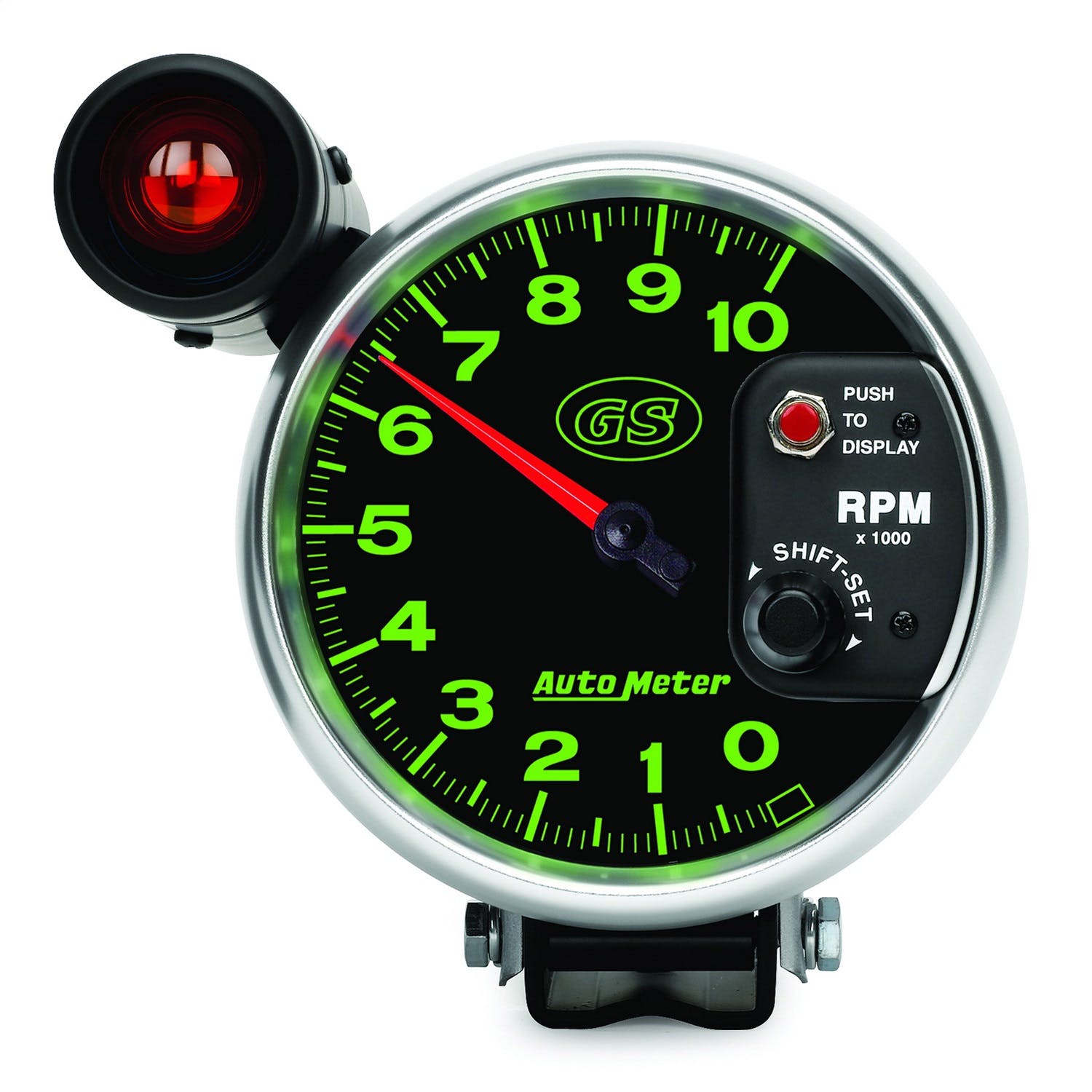 AutoMeter Products 3899 Gauge; Tachometer; 5in.; 10k RPM; Pedestal w/ext. Shift-Lite; GS