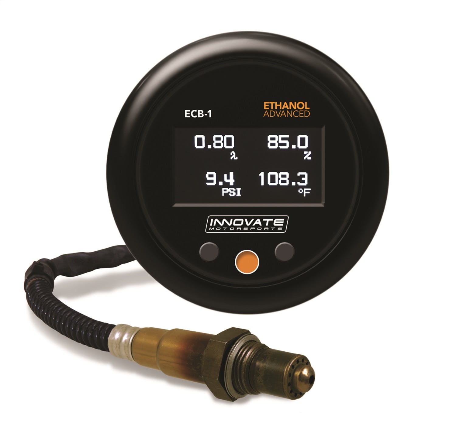 Innovate Motorsports 3910 ECF-1 (FUEL) Ethanol Content and Air/Fuel Ratio Gauge (4-in-1 )