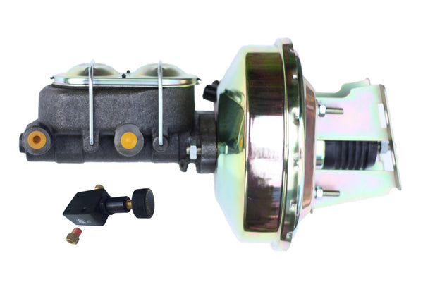LEED Brakes 3E105 9 in Power Booster ,1-1/8in Bore,Adjustable valve (Zinc)