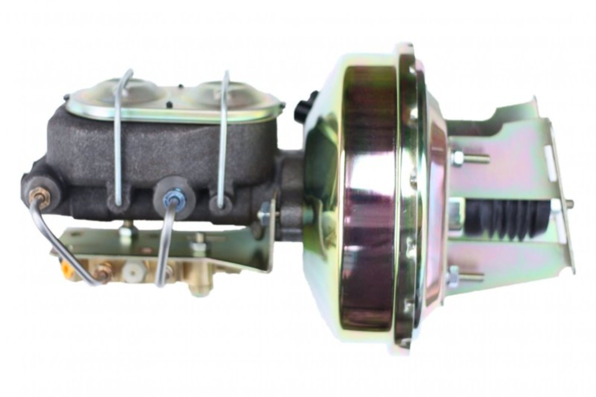 LEED Brakes 3E181 9 in Power Booster ,1-1/8in Bore, bottom valve disc/drum (Zinc)