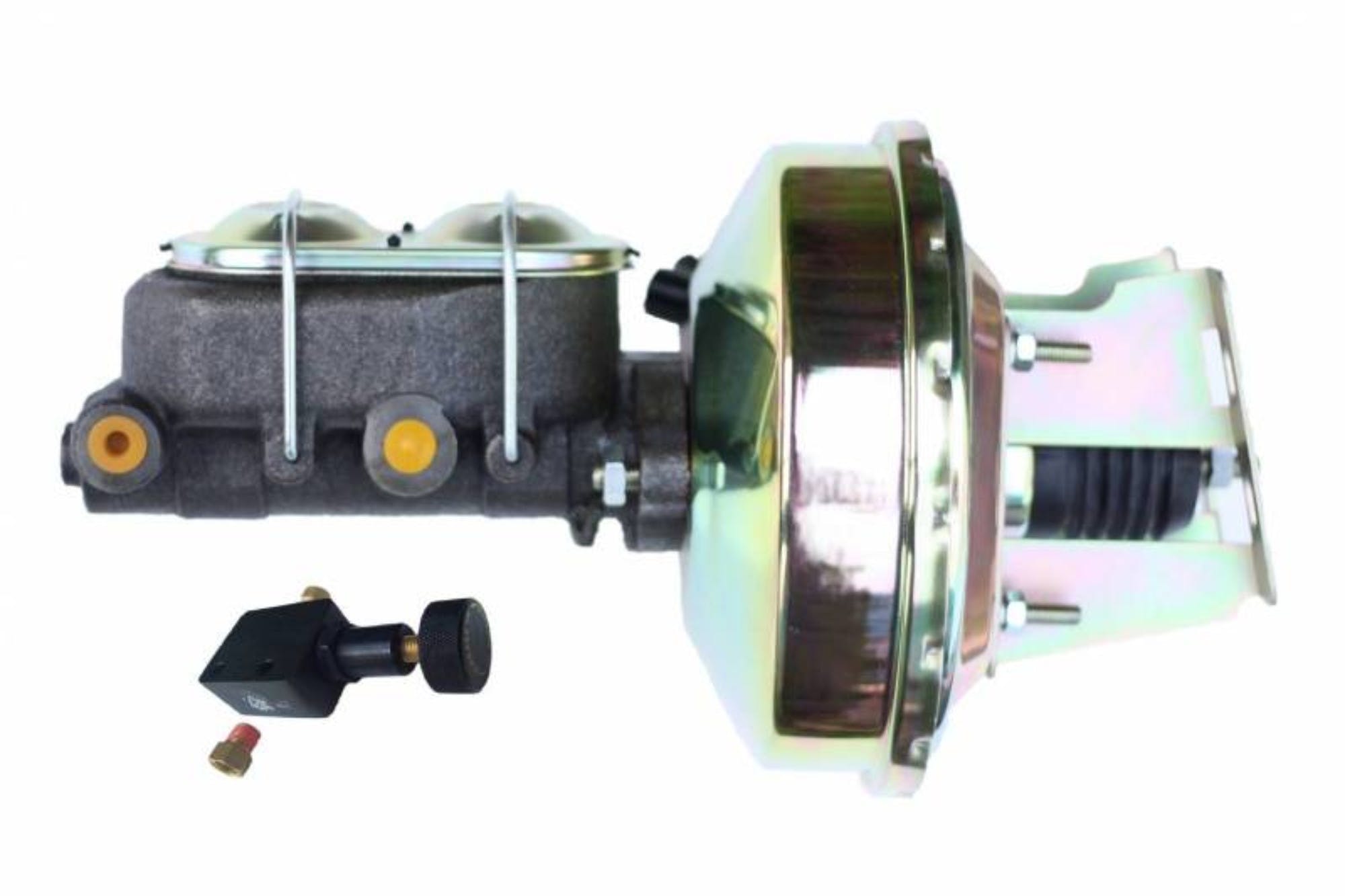 LEED Brakes 3Q105 9 in Power Booster ,1-1/8in Bore,Adjustable valve (Zinc)