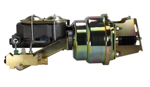 LEED Brakes 3S1A1 7 in Dual Power Booster ,1-1/8in Bore, side valve disc/drum (Zinc)