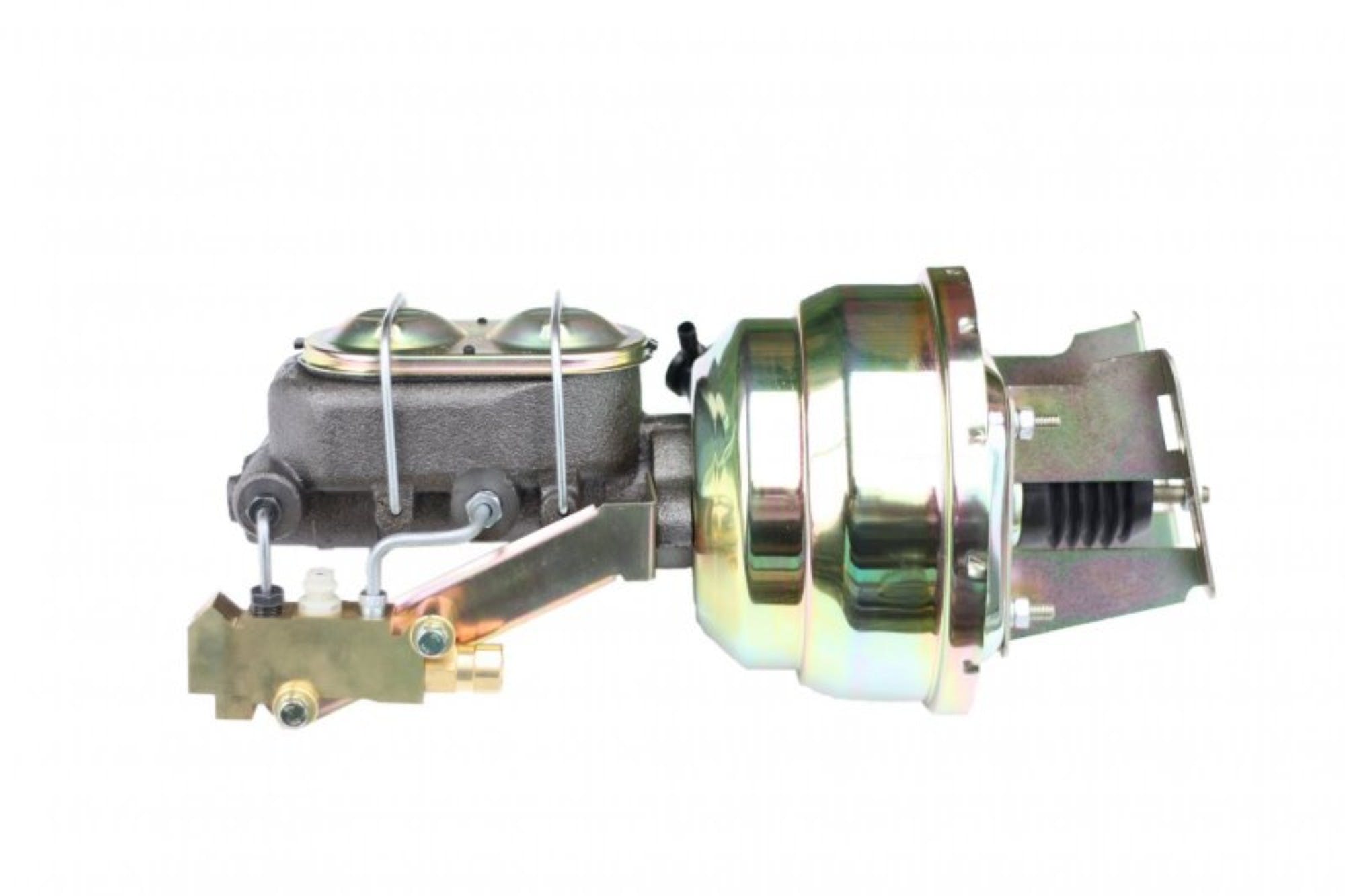 LEED Brakes 3U1A3 8 in Dual Power Booster ,1-1/8in Bore, side valve disc/disc (Zinc)
