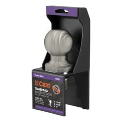 CURT 40005 2-5/16 Trailer Ball (1 x 2-1/8 Shank, 7,500 lbs., Chrome)