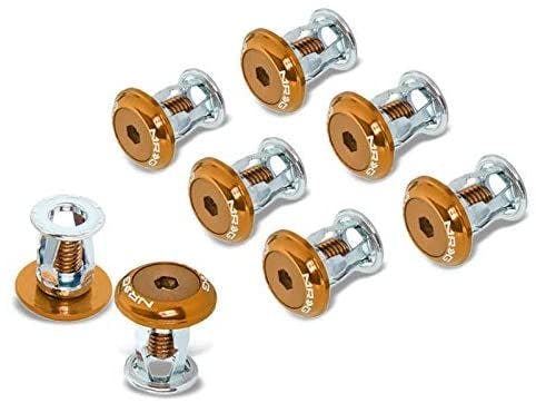 NRG Innovations Fender Washer Kits with Color Matched Bolts M8 Size (fits 12mm bolts)- Rivets for Metal FW-800RG