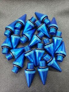 NRG Innovations Spike Screw Cap Accessory for Lug Nuts (Blue) FW-S700BL
