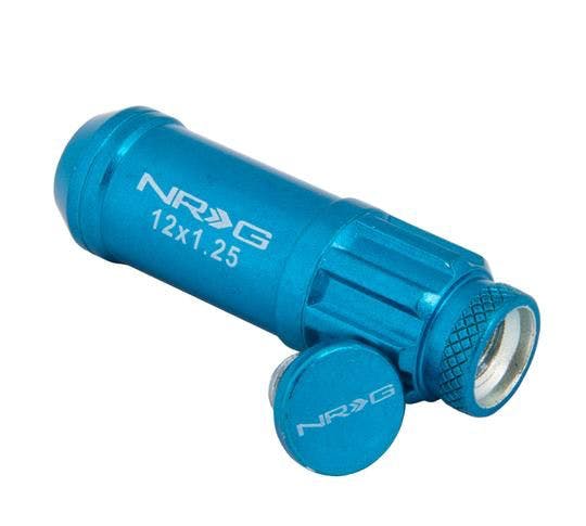NRG Innovations 710 Series Steel Lug Nuts - Blue LN-LS710BL-21