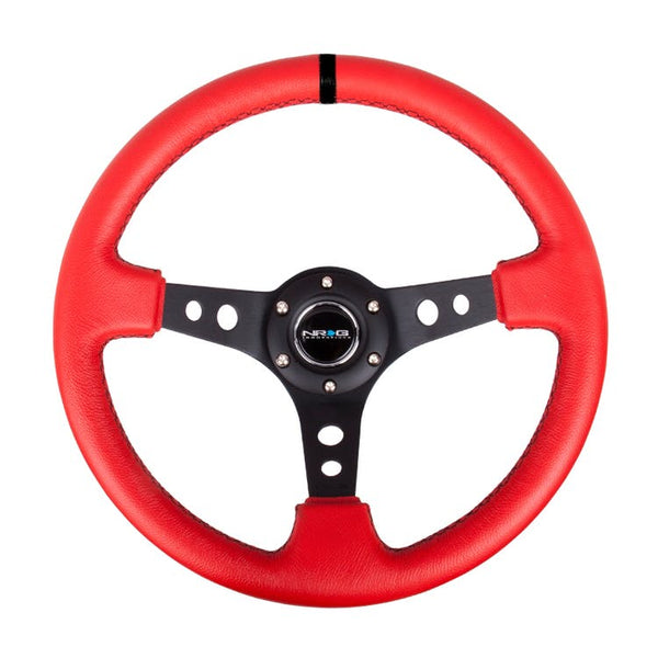 NRG Innovations Reinforced Steering Wheel RST-006RR-BS-B
