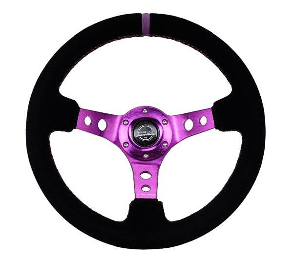 NRG Innovations Reinforced Steering Wheel RST-006S-PP