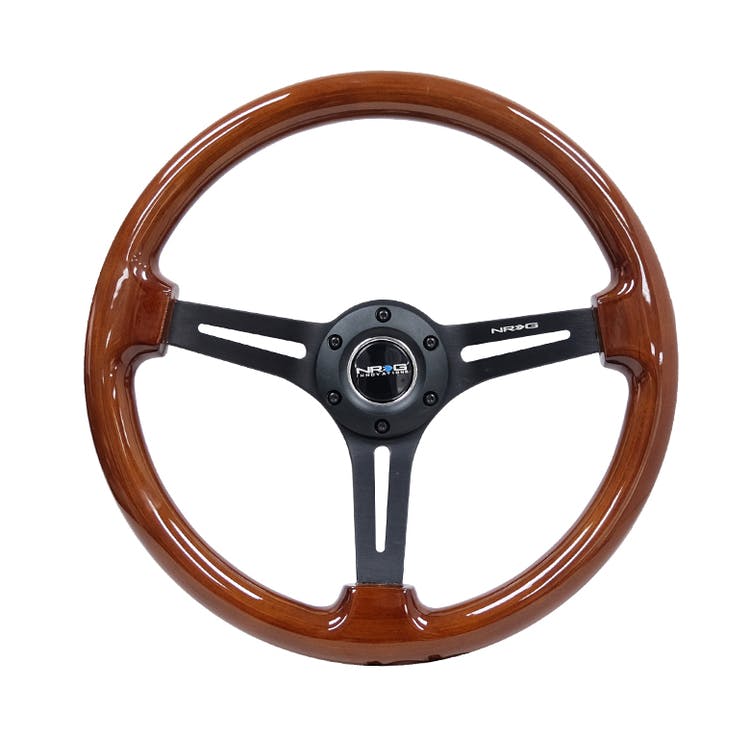 NRG Innovations Reinforced Steering Wheel RST-018BR-BK