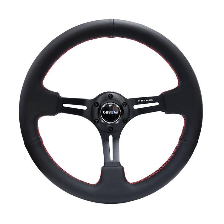 NRG Innovations Reinforced Steering Wheel RST-018R-RS