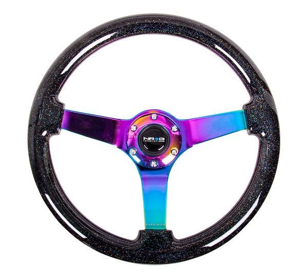 NRG Innovations Reinforced Steering Wheel RST-036BSB-MC