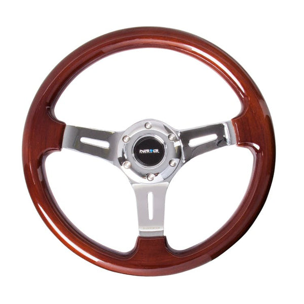 NRG Innovations Steering Wheels Wood Grain ST-015-1CH